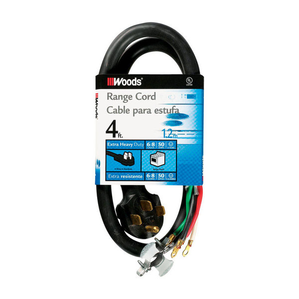 Woods Power Range Cord 50A 4'L 761